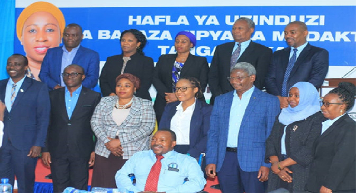 Former Minister of Health, Hon Ummy Mwalimu with the Council Members