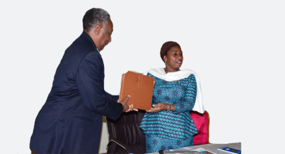 Former Minister of Health, Hon Ummy Mwalimu with the Council Members